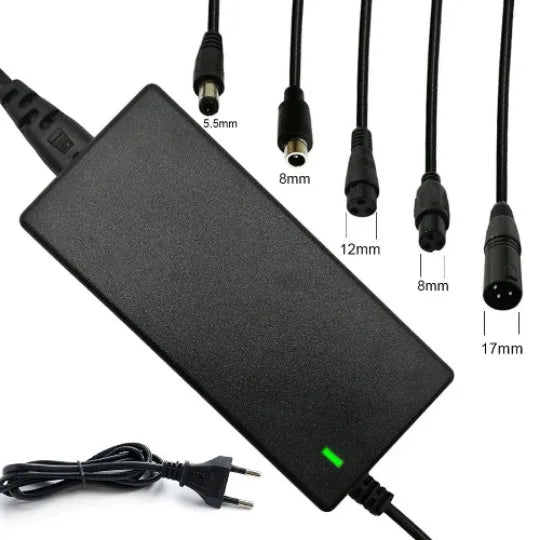 Electric Scooter Charger, 42V 2A Hoverboard Charger, Scooter Battery Chargers with 5 Connectors, Electric Scooter Charger
