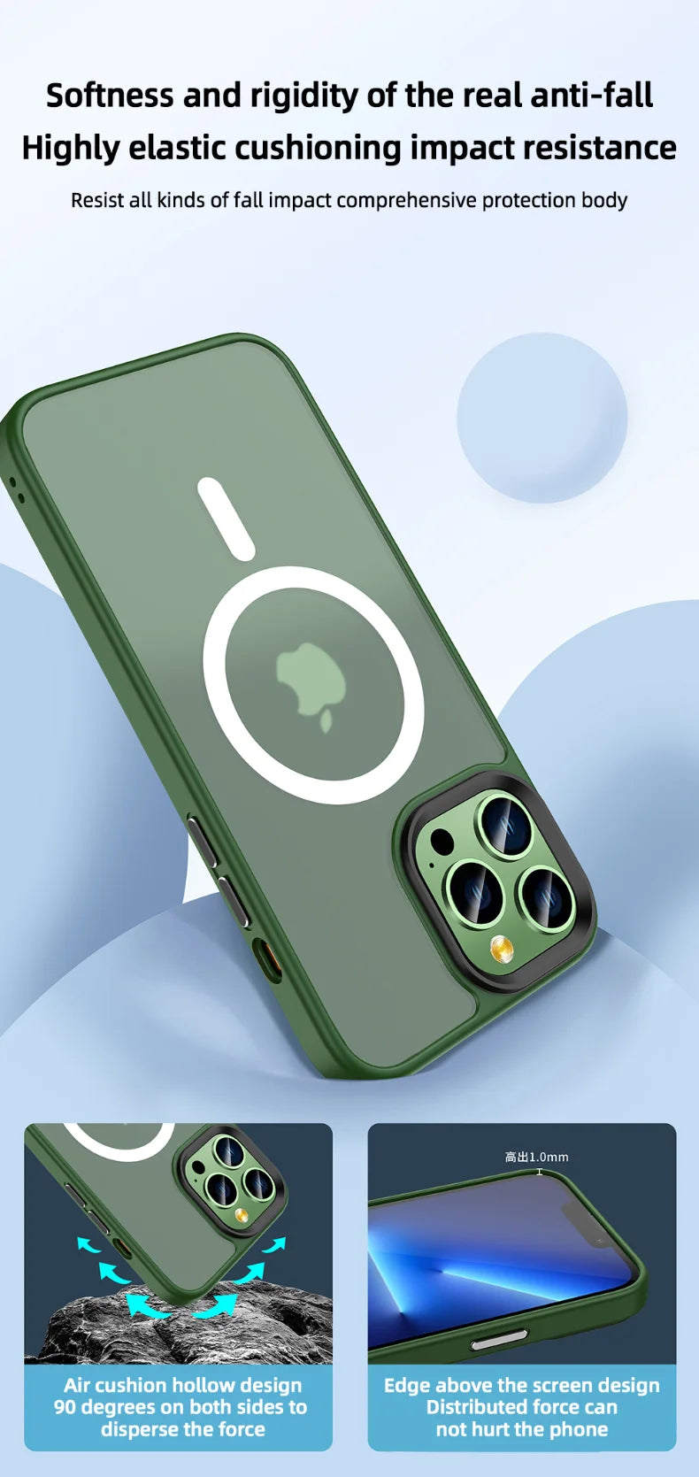 Matte Translucent Frosted Case For IPhone 18 16 15 14 13 11 12 17 Pro Max Plus Magnetic Case For Magsafe Wireless Charging Cover