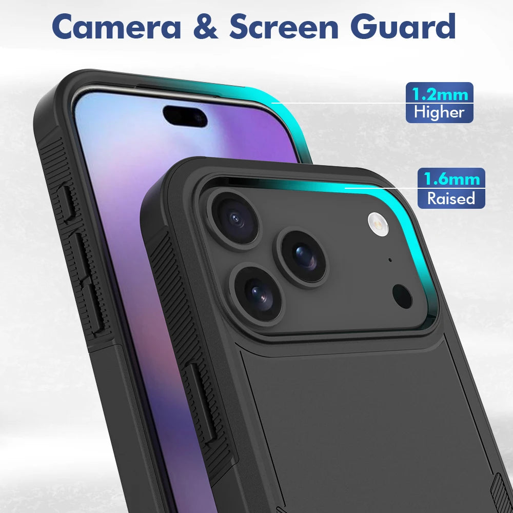 Heavy Duty Military Grade Armor Phone Case For IPhone 17E 16 15 14 Plus 13 Pro Max Otter Tough Box Hard Shockproof Protect Cover