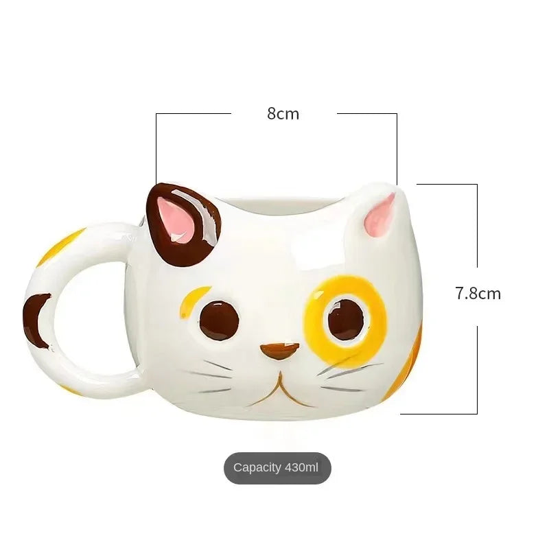 Cute Cat Ceramic Mugs