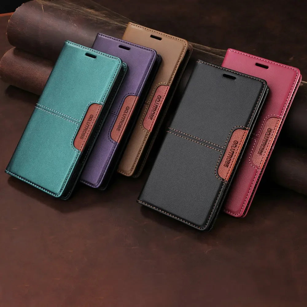 Luxury Case for Redmi Note 17 15 14 13 12 Pro Plus 5G 4G Flip Cover Magnet Wallet RFID Phone Book Funda Xiaomi Redmi Note 10 11S