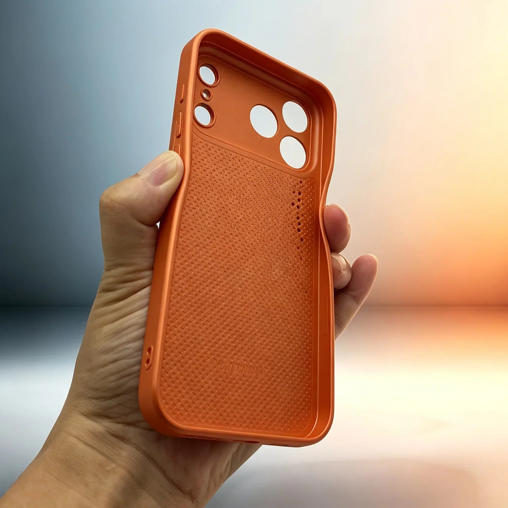 Phone Case for iPhone 17 16 15 14 Plus 13 Pro Max Featuring Large-view Tempered Glass Lens Protector and Wireless Charging