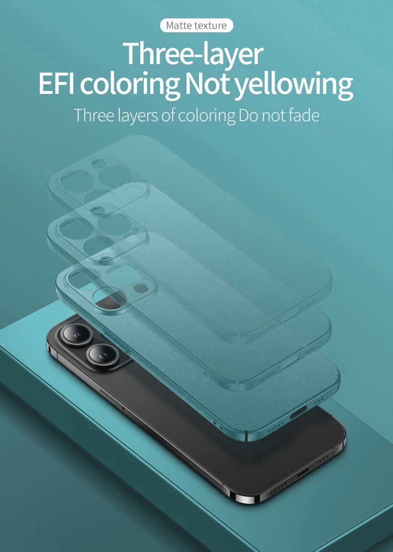 For iPhone 18 17 16 Pro Max 17e 16e 15 14 Plus 13 Mini Case ZROTEVE Ultra Slim Matte Hard PC Cover For IPhone17 Air Phone Case
