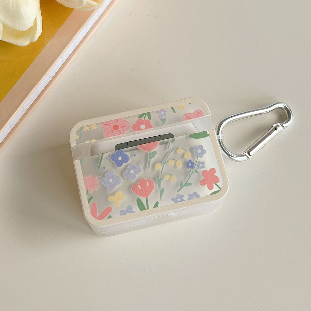 Pastel Flowers AirPods Case