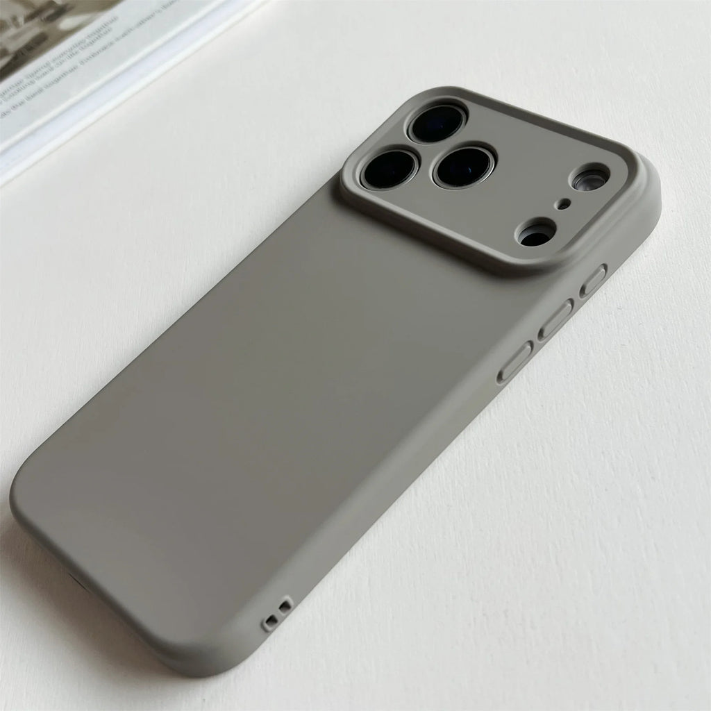 Liquid Silicone luxury Original Cover For iPhone 17 16 17 16 Pro Max 17 Air 16 PLus Case TPU Protect Skin Smooth Shockproof Case