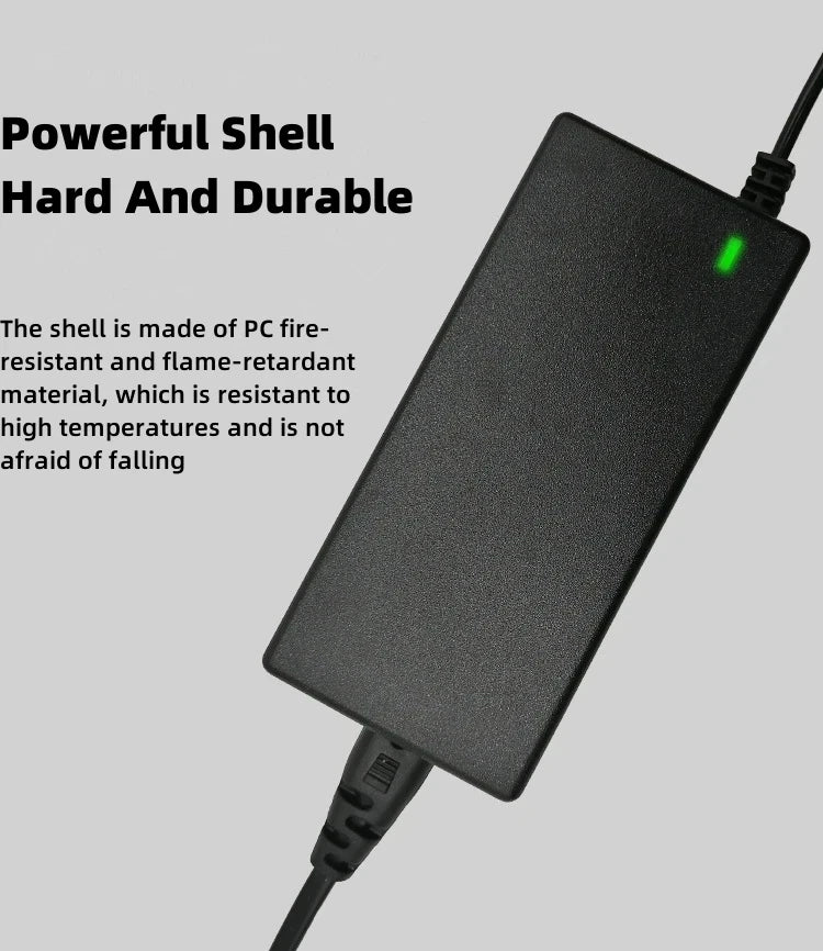 Electric Scooter Charger, 42V 2A Hoverboard Charger, Scooter Battery Chargers with 5 Connectors, Electric Scooter Charger