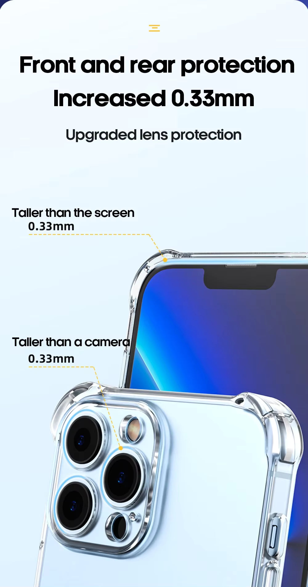 Shockproof Silicone Clear Phone Case For iPhone 13 11 12 14 17 Pro Max Mini Lens Protection Back Case For iPhone 15 16 18 PRO XS