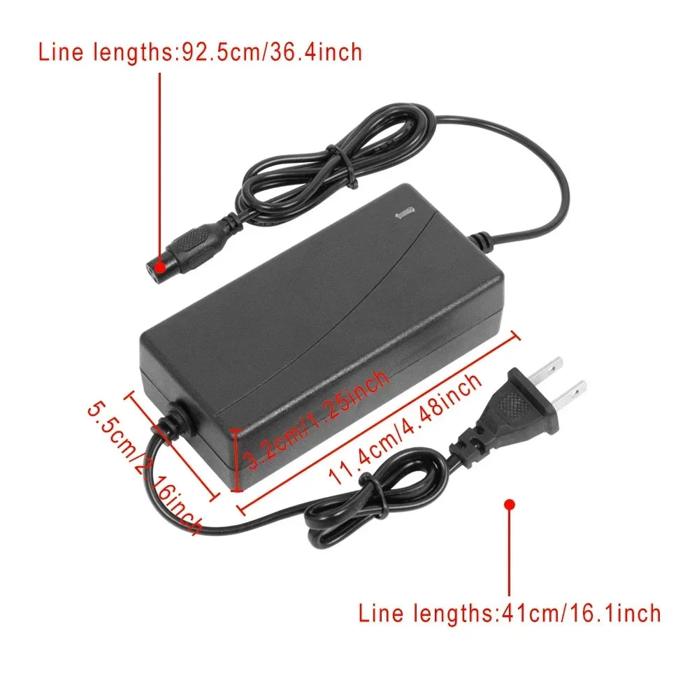 Lithium Battery Charger 42v 2A for Hoverboard Self-Balancing E-Bike Bicycle Li ion Chargers Scooter Accessories