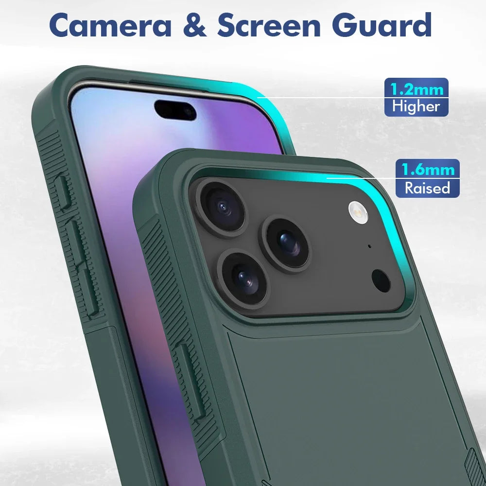 Heavy Duty Military Grade Armor Phone Case For IPhone 17E 16 15 14 Plus 13 Pro Max Otter Tough Box Hard Shockproof Protect Cover