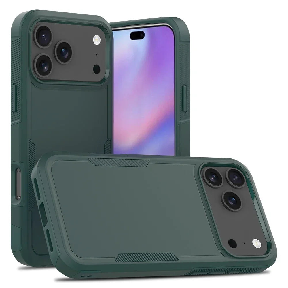 Heavy Duty Military Grade Armor Phone Case For IPhone 17E 16 15 14 Plus 13 Pro Max Otter Tough Box Hard Shockproof Protect Cover