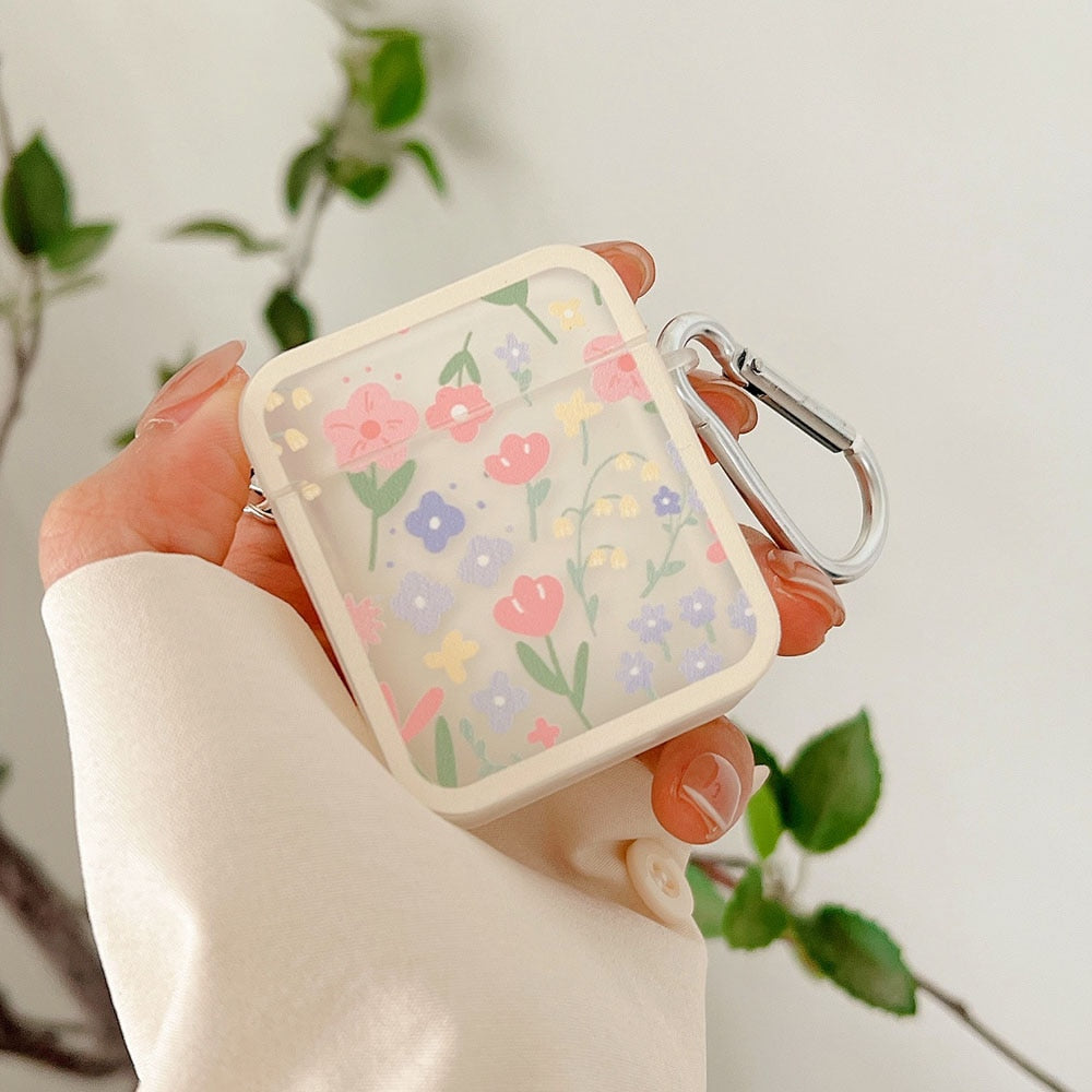 Pastel Flowers AirPods Case