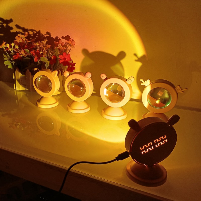 Portable Mini Sunset Lamp