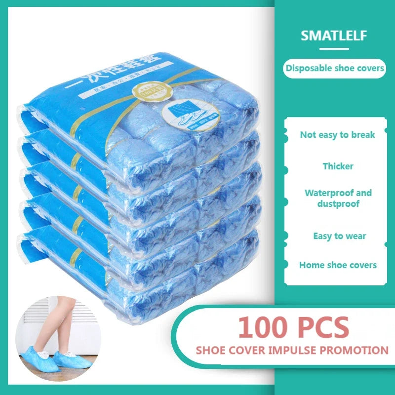 Waterproof Non-slip Shoe Covers 100Pc