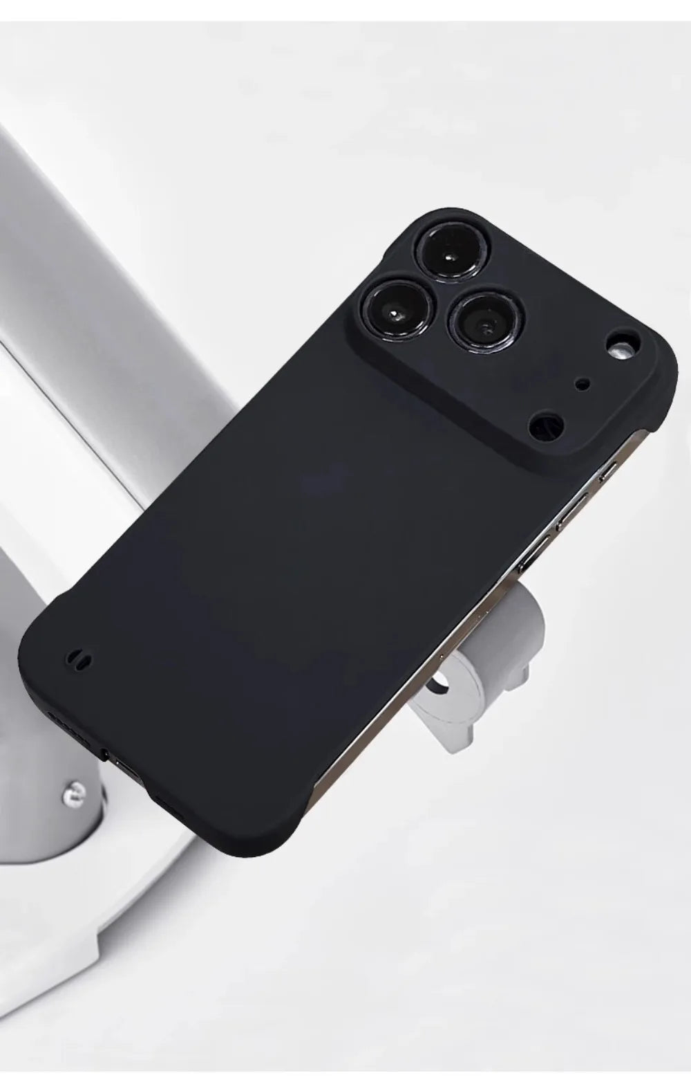 Ultra Thin Minimalist Borderless Phone Case For iPhone 18 17 Air 16 E 15 14 Pro Max Plus Frameless Skin Friendly Hard Back Cover