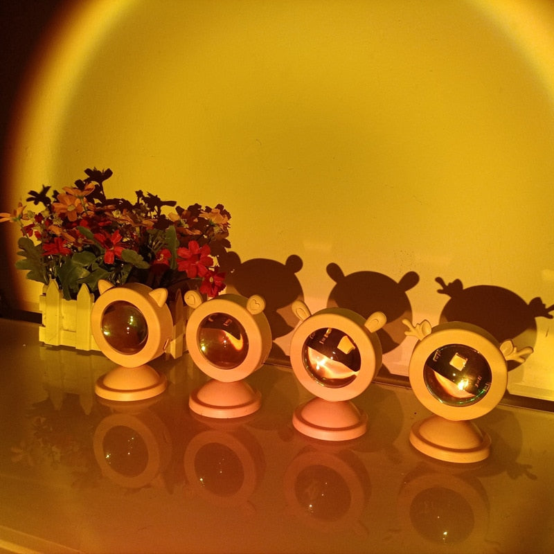 Portable Mini Sunset Lamp
