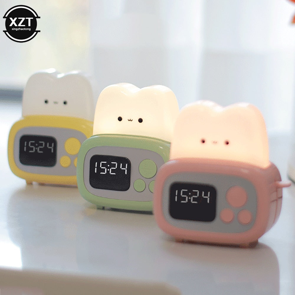 Toaster Alarm Clock Night Light