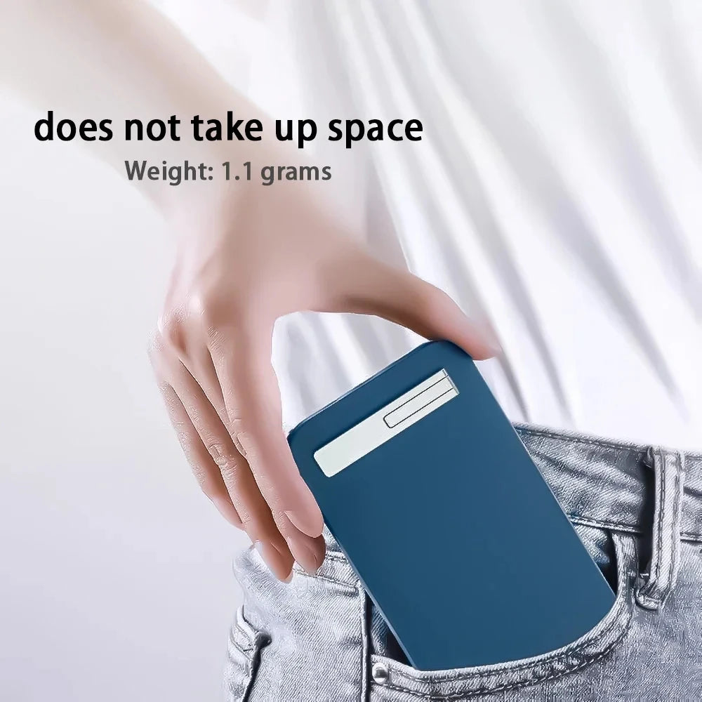 Universal Mobile Phone Holder Bracket Magnetic Ultra Thin Foldable Metal Alloy Desktop Cell Phone Stand For iPhone 15 13 Xiaomi