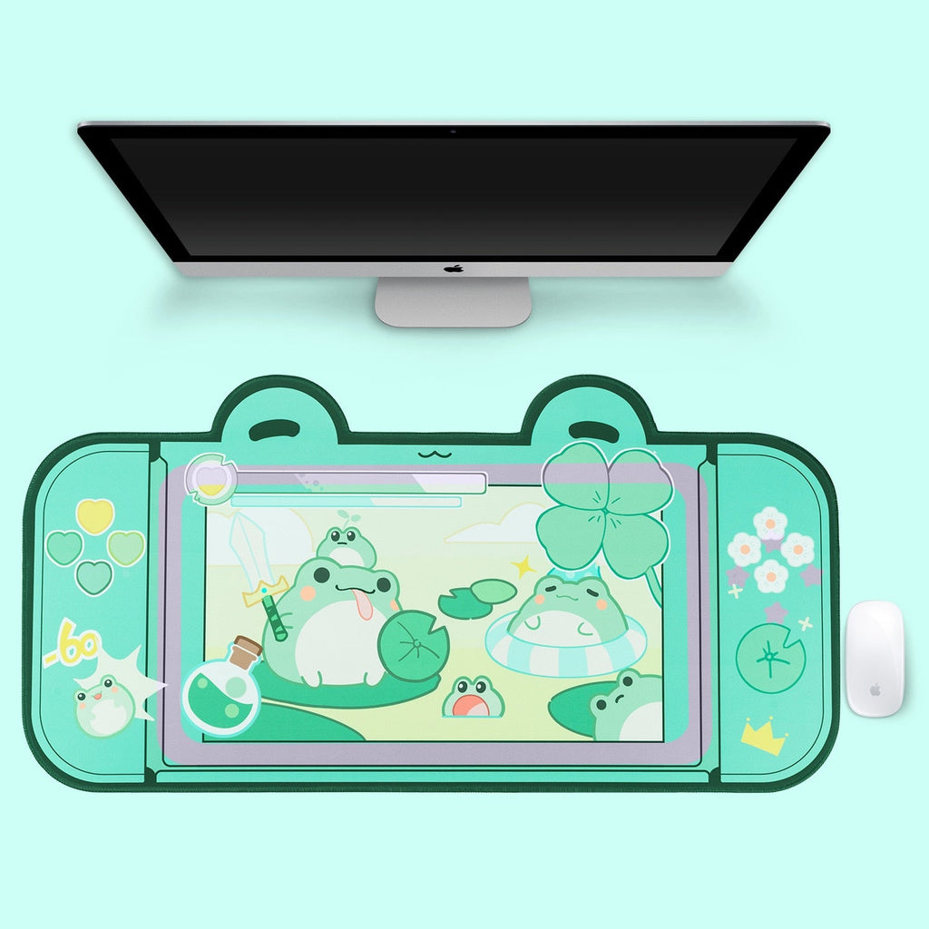 Lily Pad Frog Desk Pad