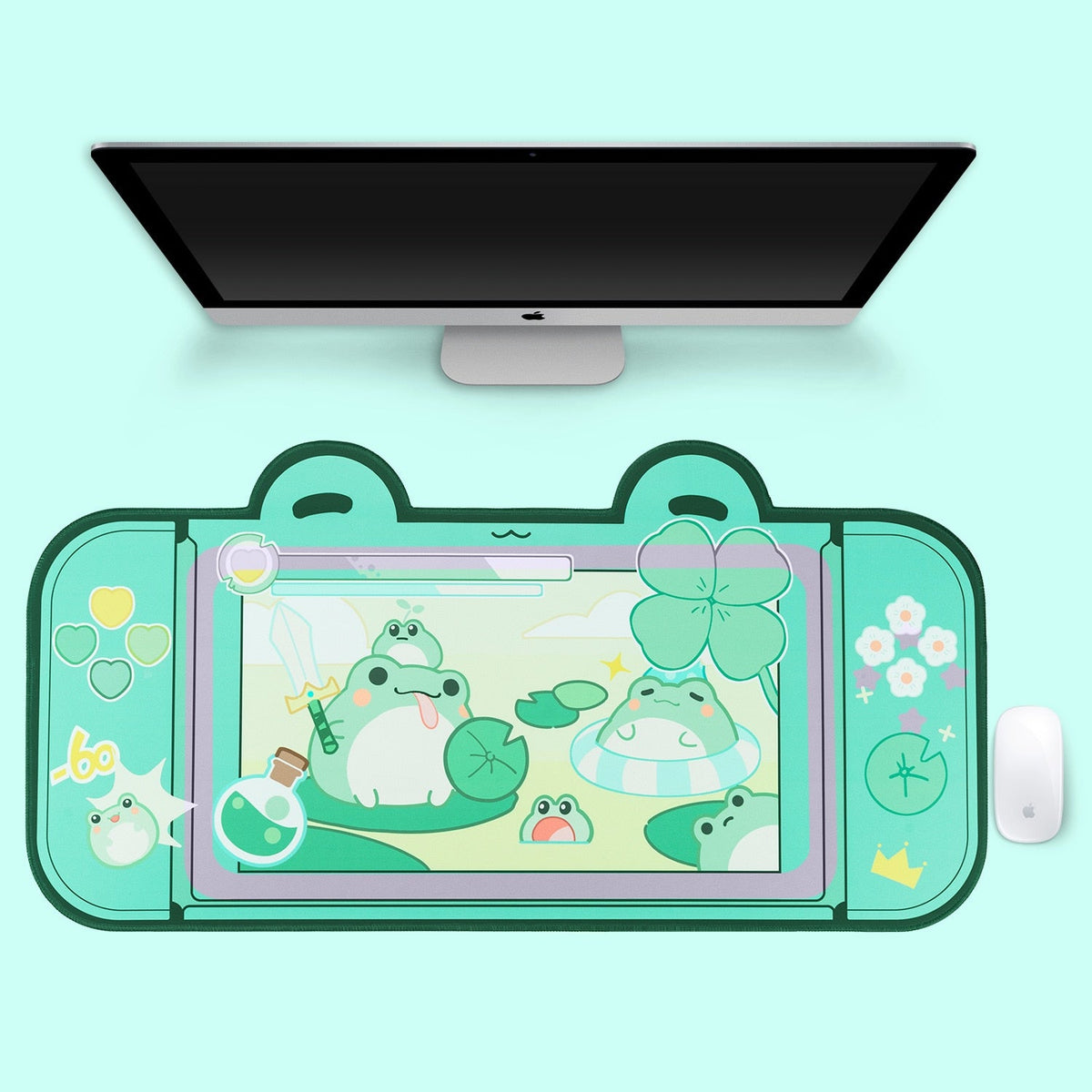 Lily Pad Frog Desk Pad