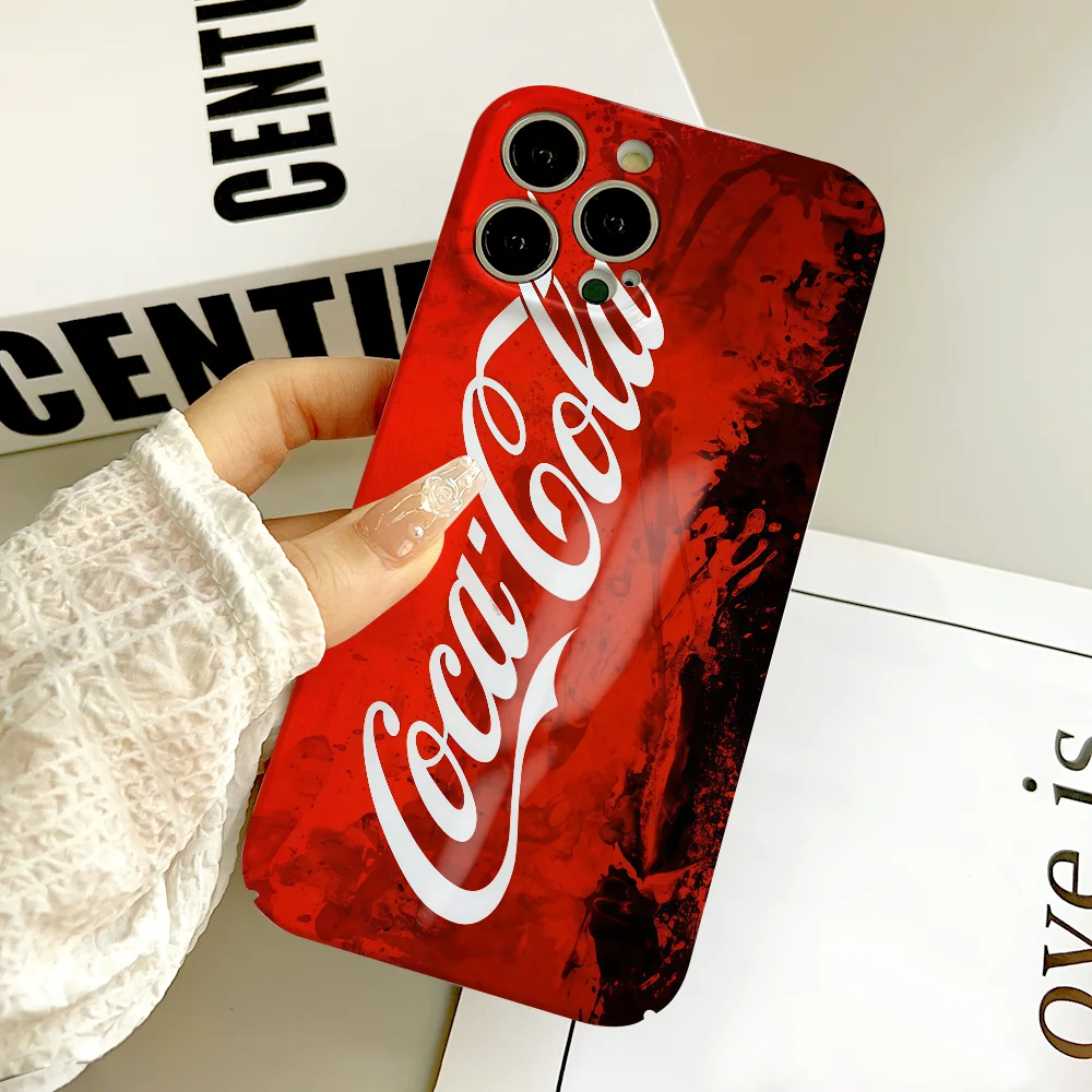 Drink  phone case FUNDA For IPhone 17 16 15 14 13 12 11 Plus Pro Max Mini Back C-Coca-Cola-S Cover Hard cover Film shell