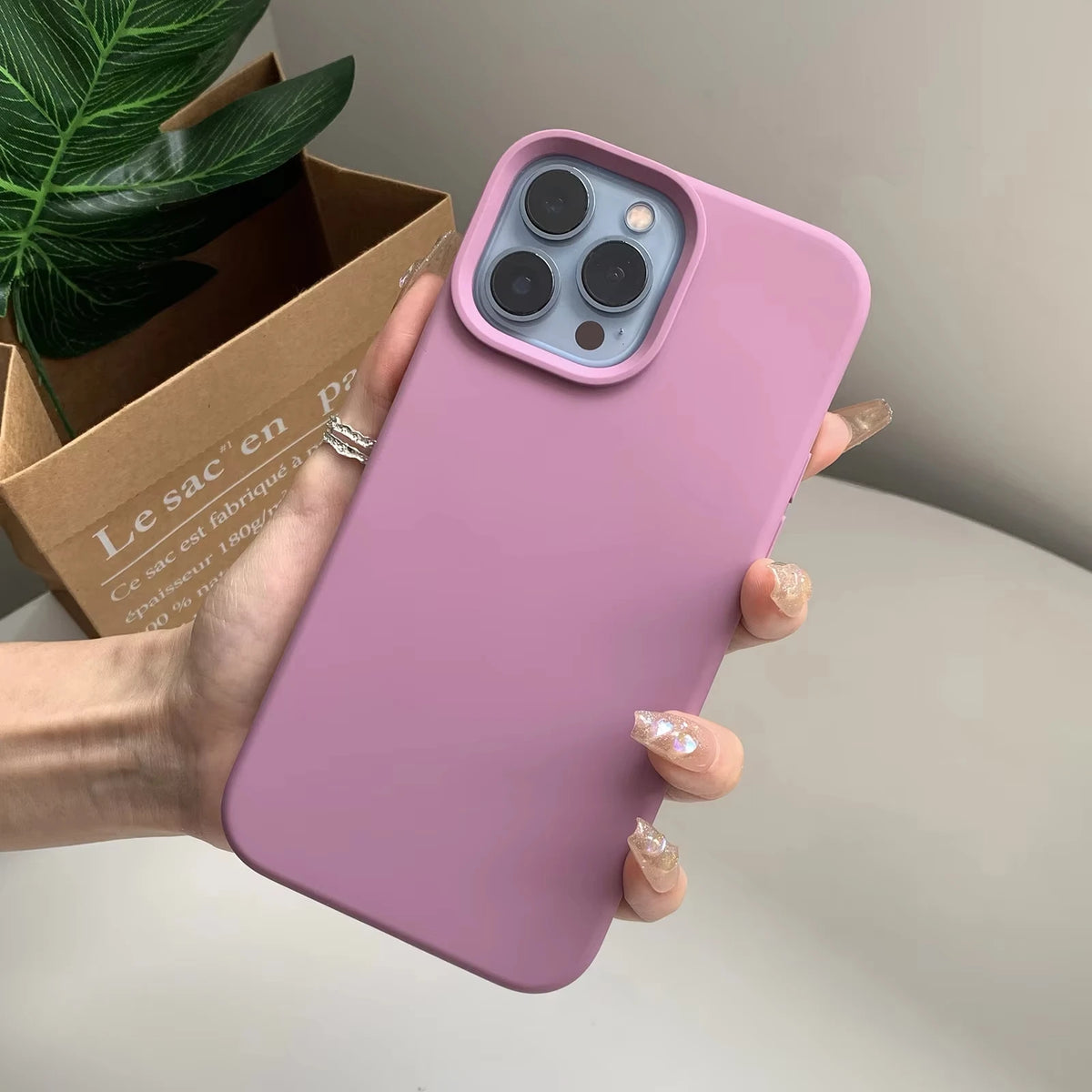 Liquid Silicone Rubber phone case for iphone 17 16 15 14 plus 13 12 11 pro max cover Luxury funda Cute Colors cases carcasa