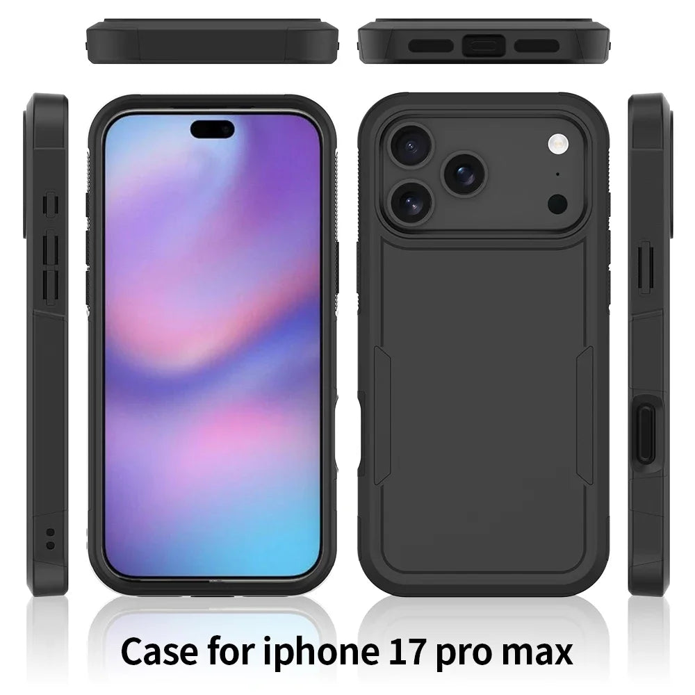 Heavy Duty Military Grade Armor Phone Case For IPhone 17E 16 15 14 Plus 13 Pro Max Otter Tough Box Hard Shockproof Protect Cover