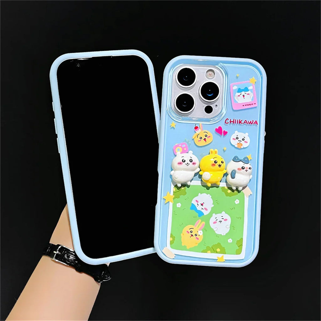 Cute 3D Rabbit Cartoon Phone Case For iPhone