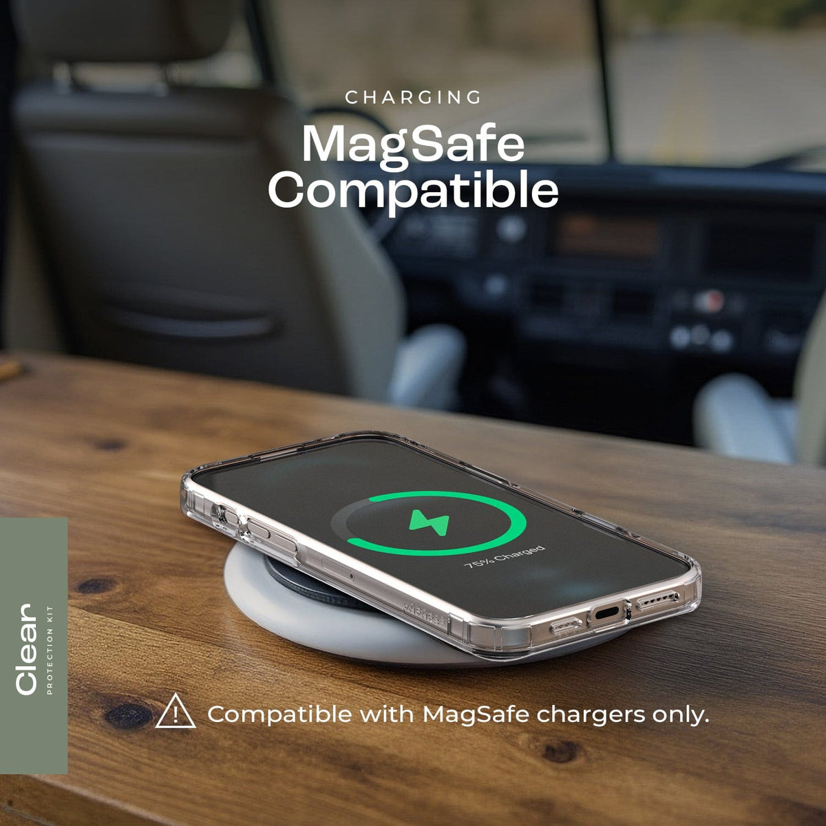 iPhone 16 Plus Clear Case & Screen Protector Kit - Rugged Protection, MagSafe | Classic Series