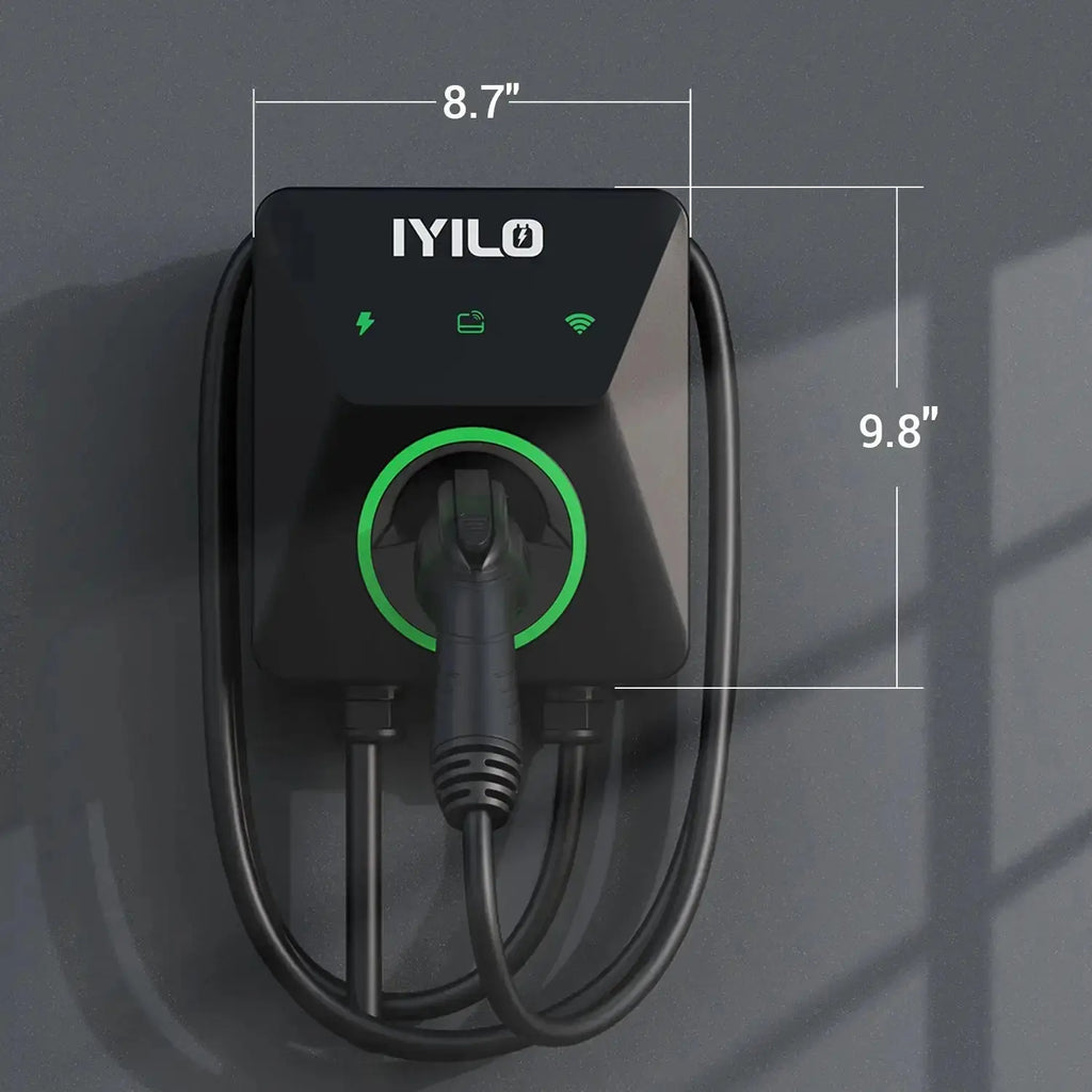 IYILO Pro Level 2 EV Charger J1772 Hardwired with energy meter - 48A