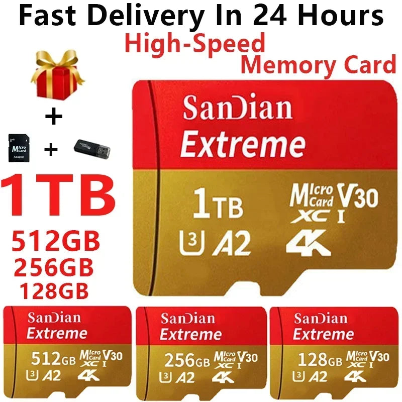 SD Card Memory Card 2TB