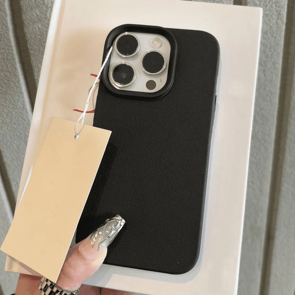 Leather TPU Phone Case For iPhone 17 Pro Max 18 16 13 11 15 14 Plus 12 Air 17Promax 16promax Shockproof Soft Funda Cover Coque