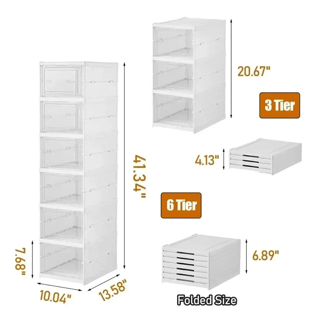 Foldable Shoe Rack 6 Layer