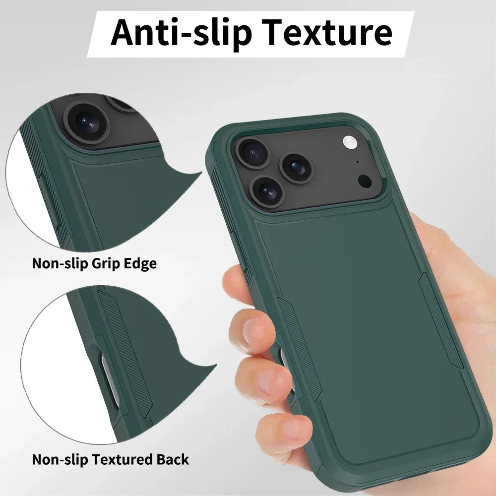 Heavy Duty Military Grade Armor Phone Case For IPhone 17E 16 15 14 Plus 13 Pro Max Otter Tough Box Hard Shockproof Protect Cover