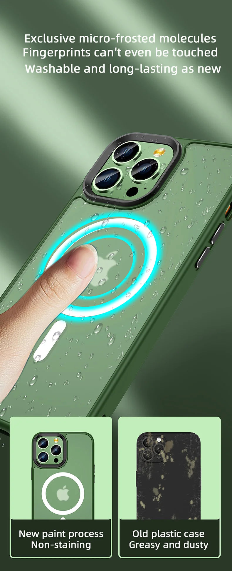 Matte Translucent Frosted Case For IPhone 18 16 15 14 13 11 12 17 Pro Max Plus Magnetic Case For Magsafe Wireless Charging Cover