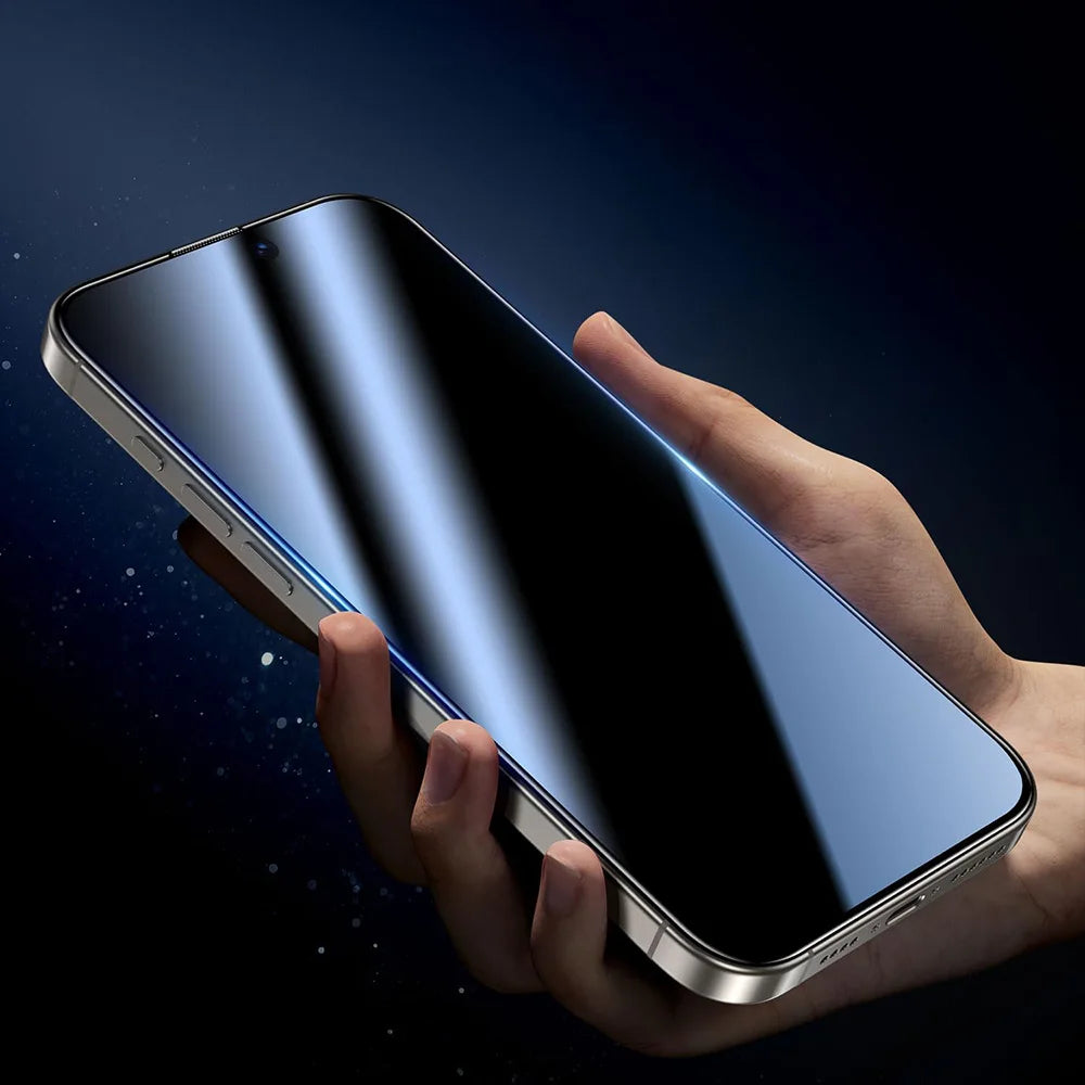 4Pcs Anti Spy Tempered Glass For iPhone 17 16 15 14 13 12 11 Pro Max XS XR Privacy Screen Protector Full Cover Case Friendly 9H
