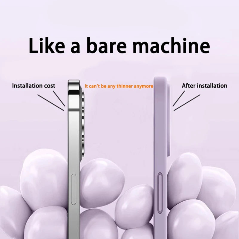 High-Quality Simple Fashion Solid Color Case For iPhone 18 17 16 15 14 13 12 11 Pro Max Plus 17 Air Frosted Shockproof Soft Case