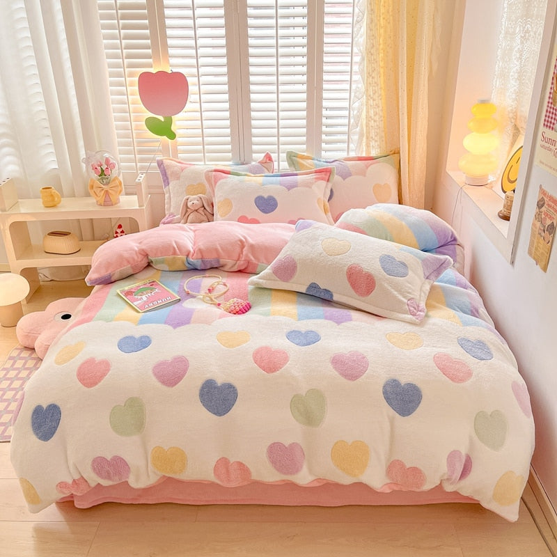 Winter Flannel Duvet Covers