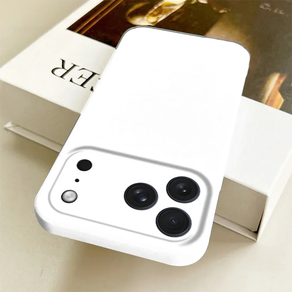 Phone Case For iPhone 17 16 15 14 13 12 11 Plus Pro Max Mini Glossy HD Hard Cover Film Shell B-Bread T-Thief