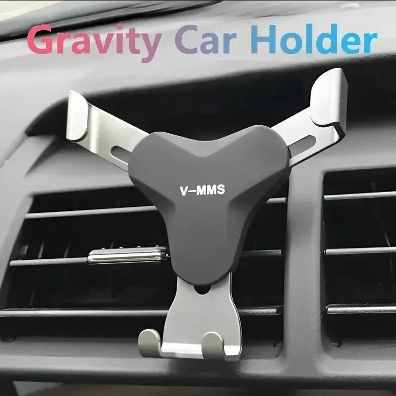Hot Car Mounted Gravity Mobile Phone Holder Air Outlet Gravity CellPhone GPS Navigation Stand Y Bracket for Automotive Universal