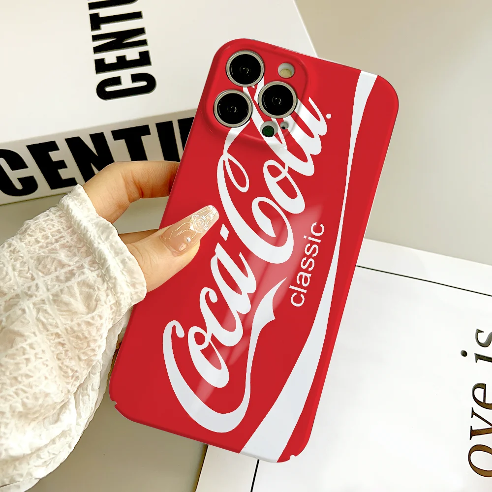Drink  phone case FUNDA For IPhone 17 16 15 14 13 12 11 Plus Pro Max Mini Back C-Coca-Cola-S Cover Hard cover Film shell
