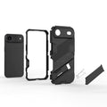 Shockproof Phone Case For iPhone 17 Air Phone Holder Armor PC Full Cover Back Case iPhone17 Pro Max Cover For iPhone 17 Air Case