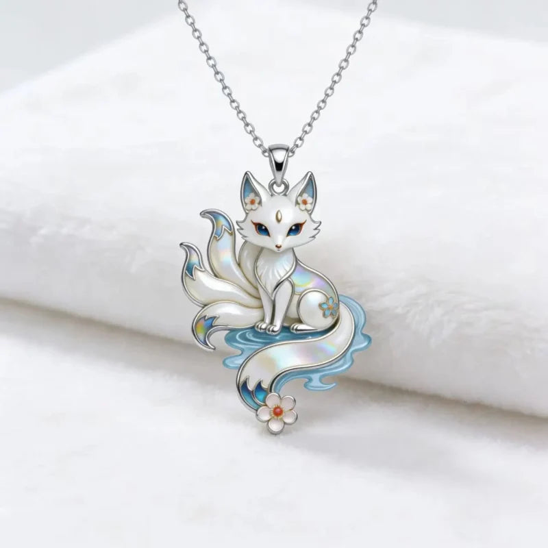 Kawaii Kitsune Detailed Necklace