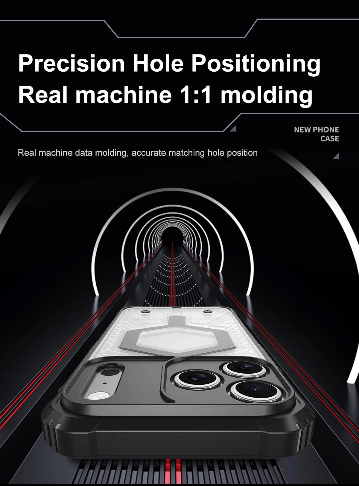 New Heavy Duty Anti-Slip Transparent Armor Magnetic Phone Case For iPhone 17 16 15 14 13Pro Max 11 Support Wireless Charge