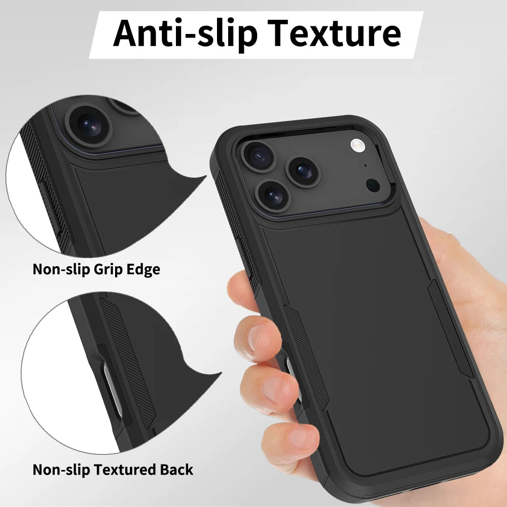 Heavy Duty Military Grade Armor Phone Case For IPhone 17E 16 15 14 Plus 13 Pro Max Otter Tough Box Hard Shockproof Protect Cover