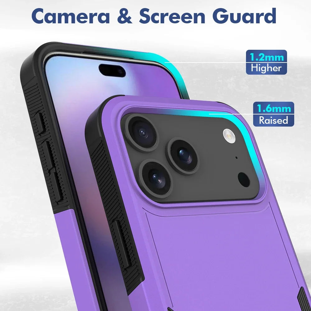 Heavy Duty Military Grade Armor Phone Case For IPhone 17E 16 15 14 Plus 13 Pro Max Otter Tough Box Hard Shockproof Protect Cover