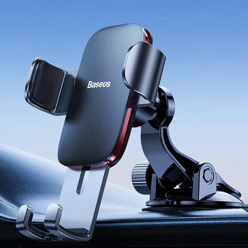 Baseus Car Phone Holder Mobile Metal Gravity Phone Holder for Car Air Vent / CD Slot Mount Phone Holder Stand for iPhone Samsung