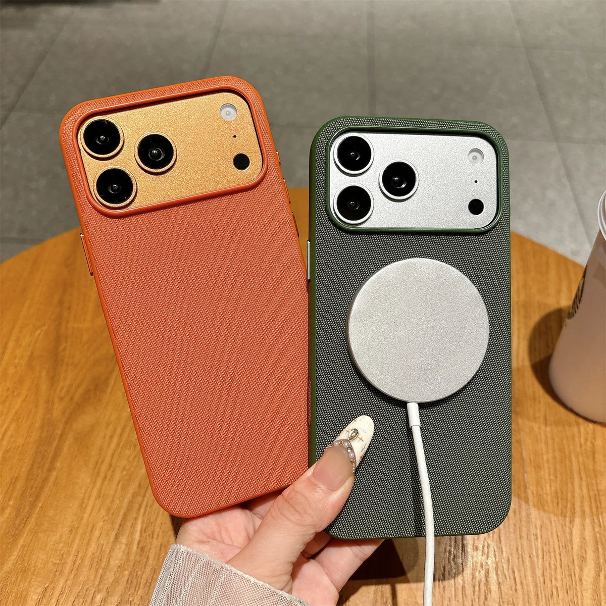 Original Tech Woven for Magsafe Case for Iphone 18 17 16 15 Plus 14 13 12 11 Pro Max TechWoven Magnetic Wireless Charging Cover