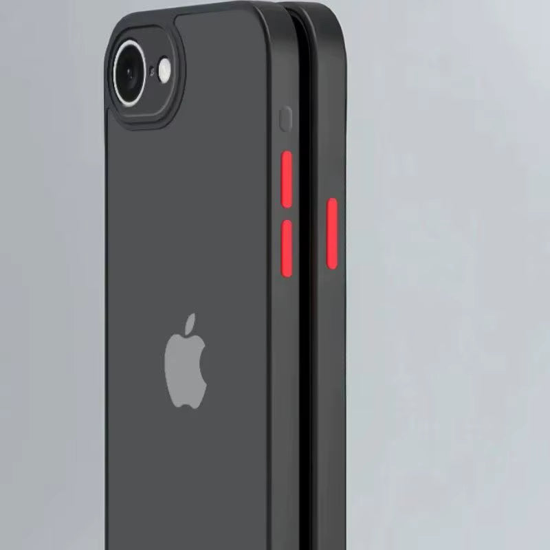 Shockproof New Armor Bumper Phone Case for iPhone 17E 16E Hard PC Cover Soft Bumper 2 in 1 Fashion Case iphone17e iphone16e Capa