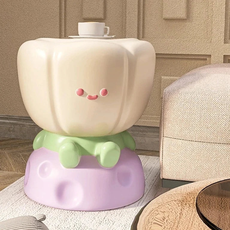 Kawaii Tulip Flower Side Table