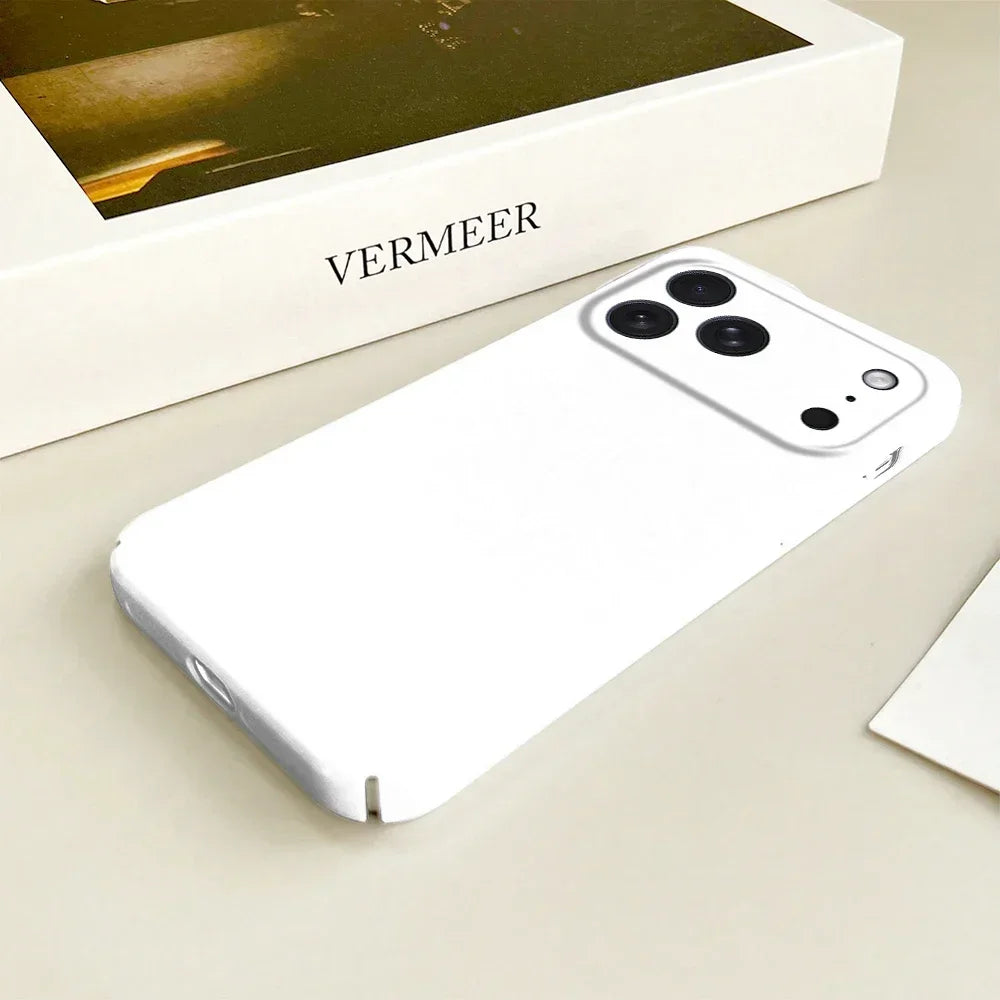 Phone Case For iPhone 17 16 15 14 13 12 11 Plus Pro Max Mini Glossy HD Hard Cover Film Shell B-Bread T-Thief
